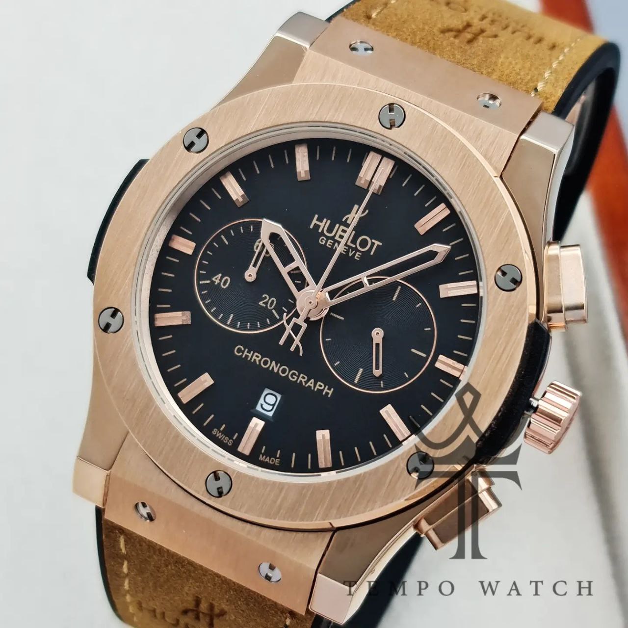 صفحه ساعت مچی مردانه هابلو HUBLOT صفحه ساعت مچی مردانه هابلو HUBLOT