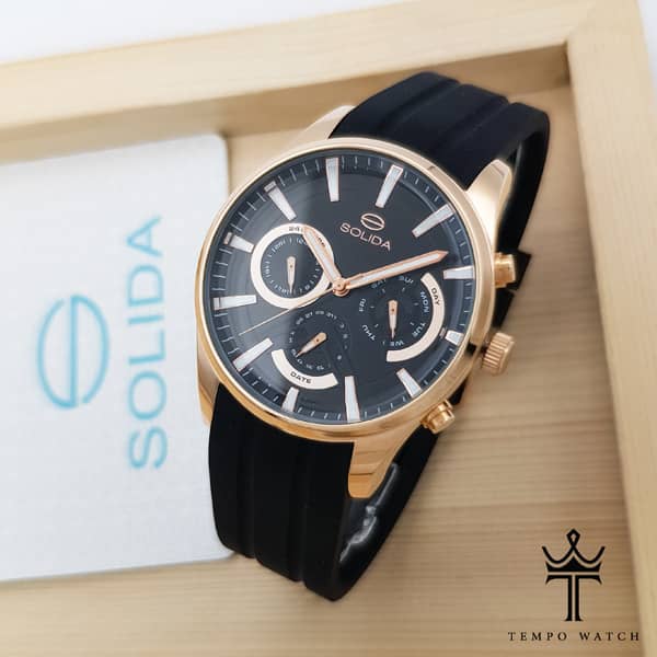 ساعت مچی مردانه سولیدا اصل | SOLIDA