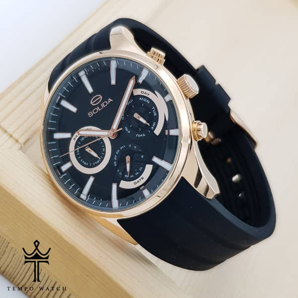 ساعت مچی مردانه سولیدا اصل | SOLIDA