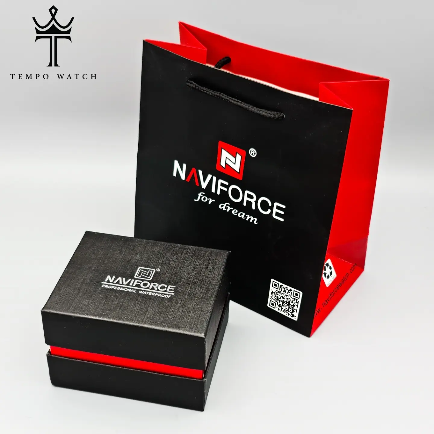 جعبه ساعت مچی اورجینال NAVIFORCE جعبه ساعت مچی اورجینال NAVIFORCE