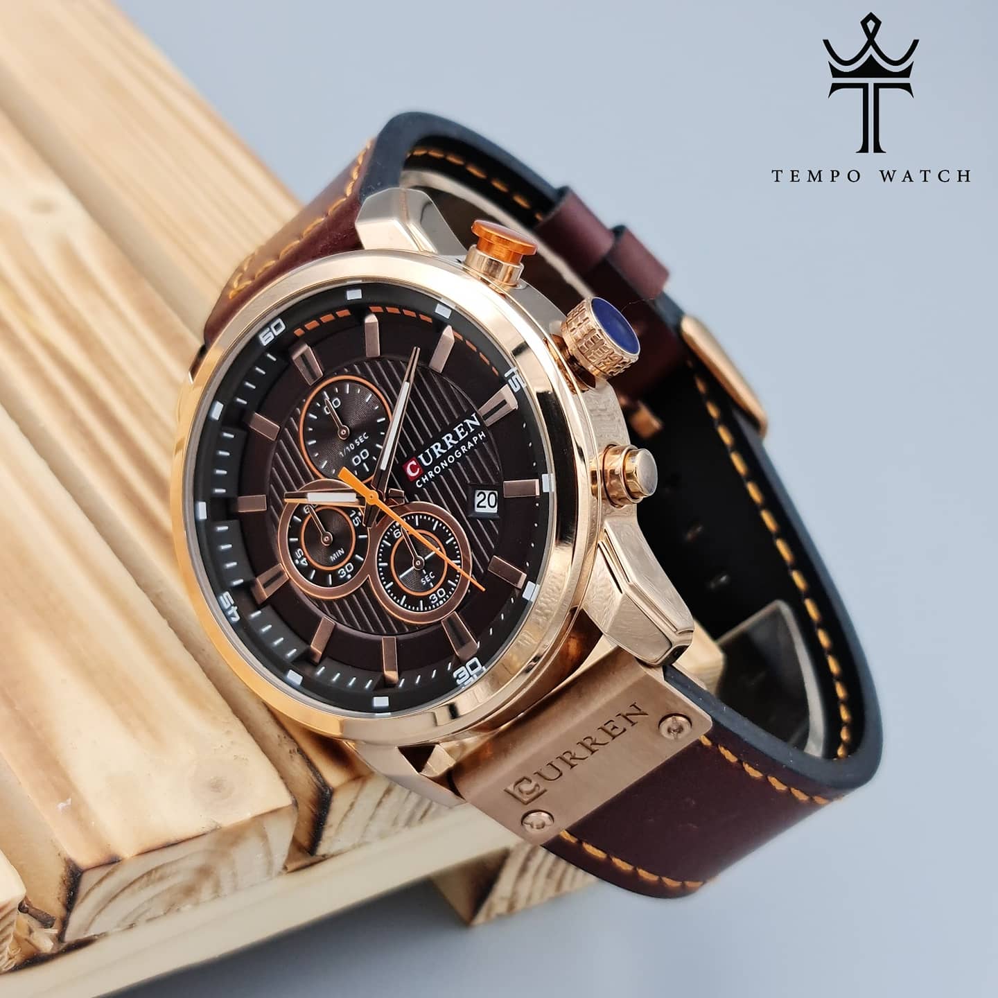 تصویر دوم ساعت مچی مردانه کورن CURREN مدل M8291 قهوه ای تصویر دوم ساعت مچی مردانه کورن CURREN مدل M8291 قهوه ای