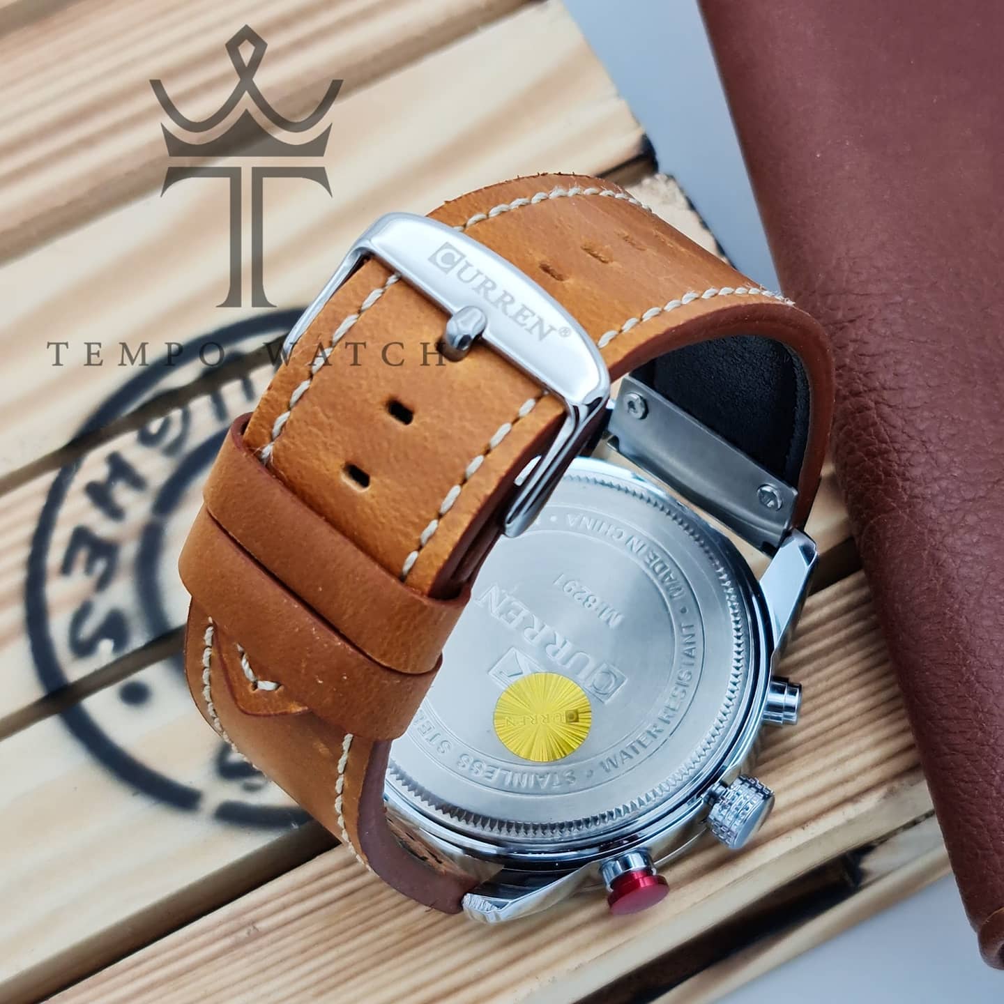 بند ساعت مچی مردانه کورن CURREN مدل M8291 قهوه ای روشن بند ساعت مچی مردانه کورن CURREN مدل M8291 قهوه ای روشن