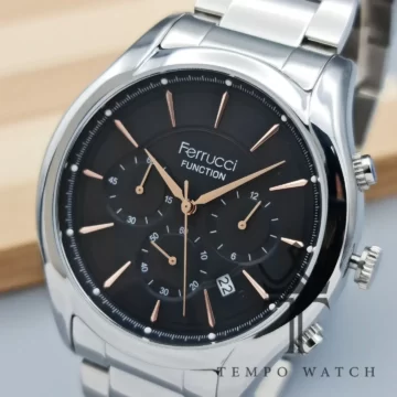 صفحه ساعت مچی مردانه فروچی Ferrucci مدل FC 12670TM.03