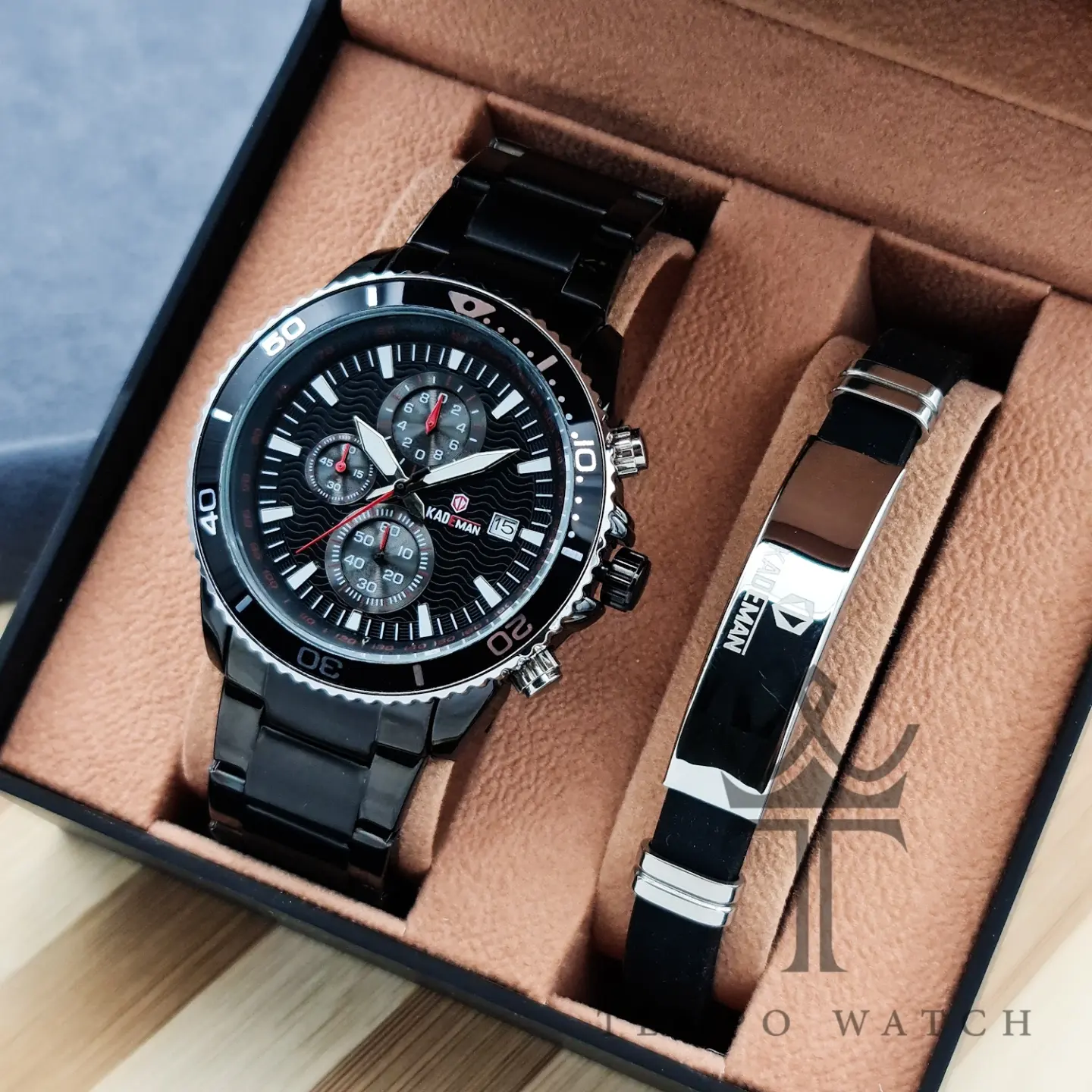 جعبه ساعت مچی مردانه کدمن | KADEMAN 861 مشکی جعبه ساعت مچی مردانه کدمن | KADEMAN 861 مشکی