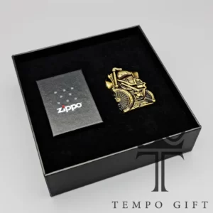 جعبه فندک بنزینی اورجینال زیپو ZIPPO مدل Freedom Wheels