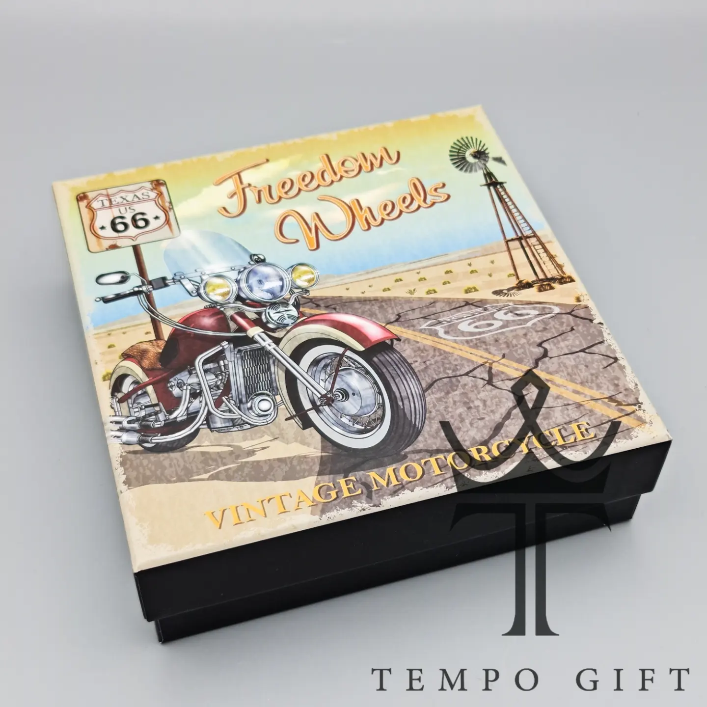 جعبه فندک بنزینی اورجینال زیپو ZIPPO مدل Freedom Wheels 3 جعبه فندک بنزینی اورجینال زیپو ZIPPO مدل Freedom Wheels 3