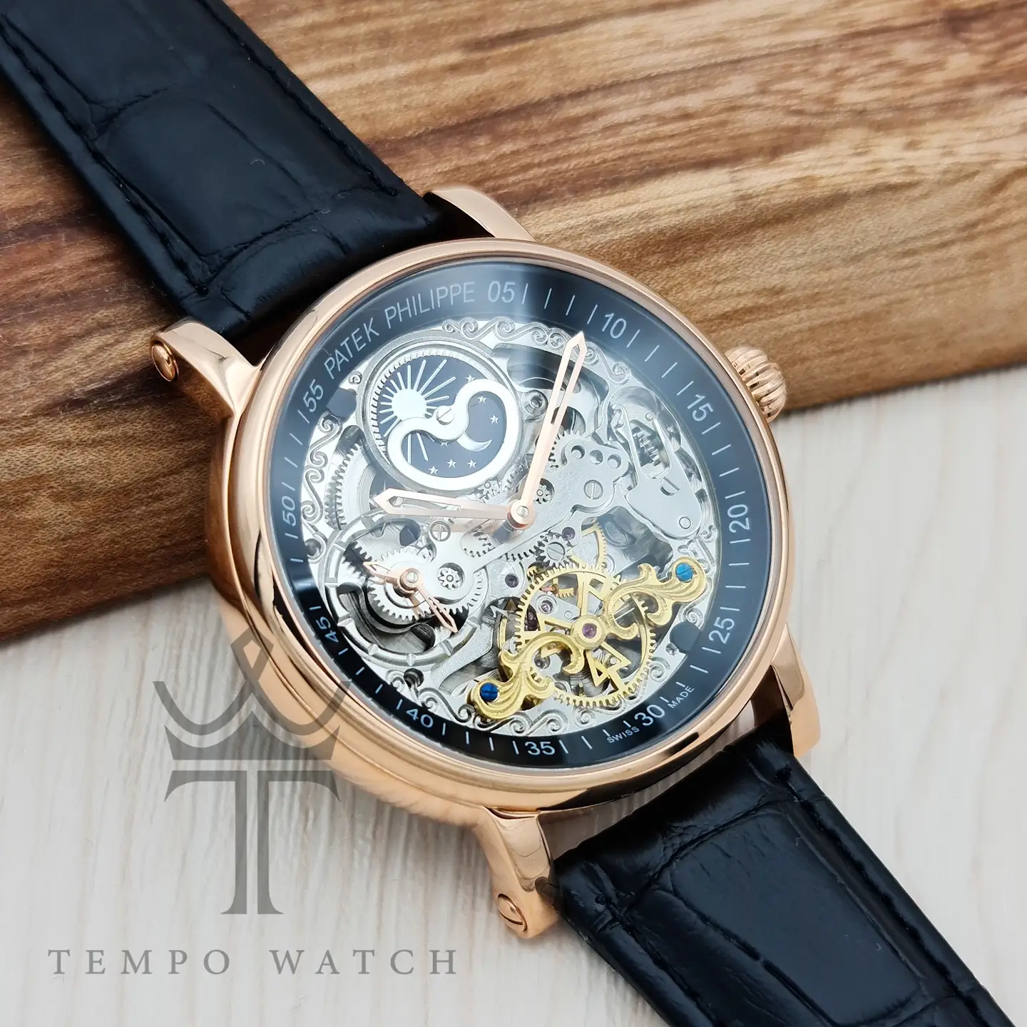 صفحه ساعت مچی پتک فیلیپ اتوماتیک مردانه PATEK PHILIPPE کد1 صفحه ساعت مچی پتک فیلیپ اتوماتیک مردانه PATEK PHILIPPE کد1