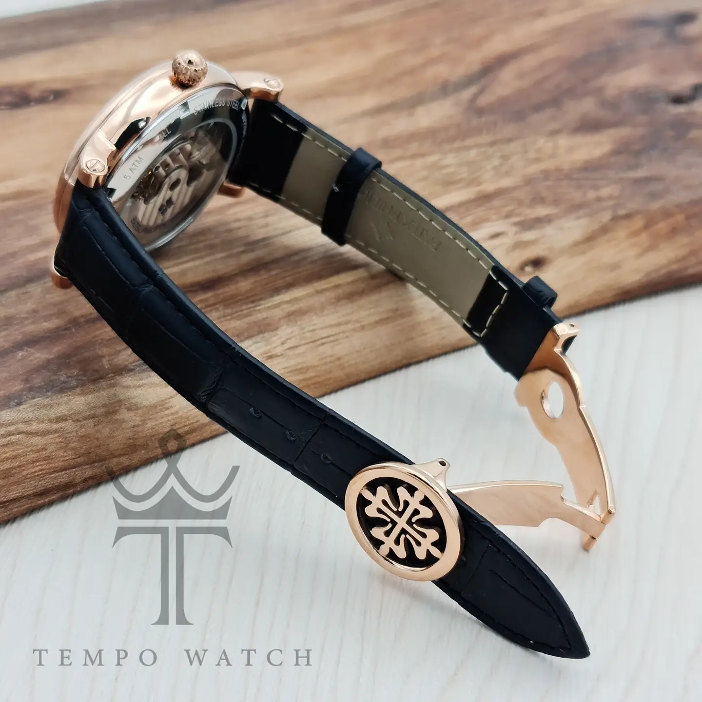 صفحه ساعت مچی بند فیلیپ اتوماتیک مردانه PATEK PHILIPPE کد1 صفحه ساعت مچی بند فیلیپ اتوماتیک مردانه PATEK PHILIPPE کد1