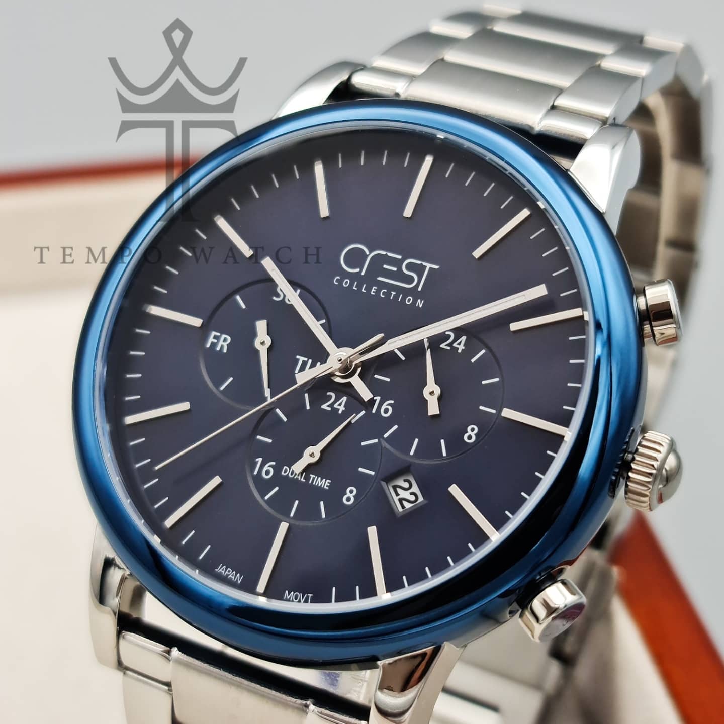 صفحه ساعت مچی مردانه اورجینال CREST مدل 6102/3 صفحه ساعت مچی مردانه اورجینال CREST مدل 6102/3