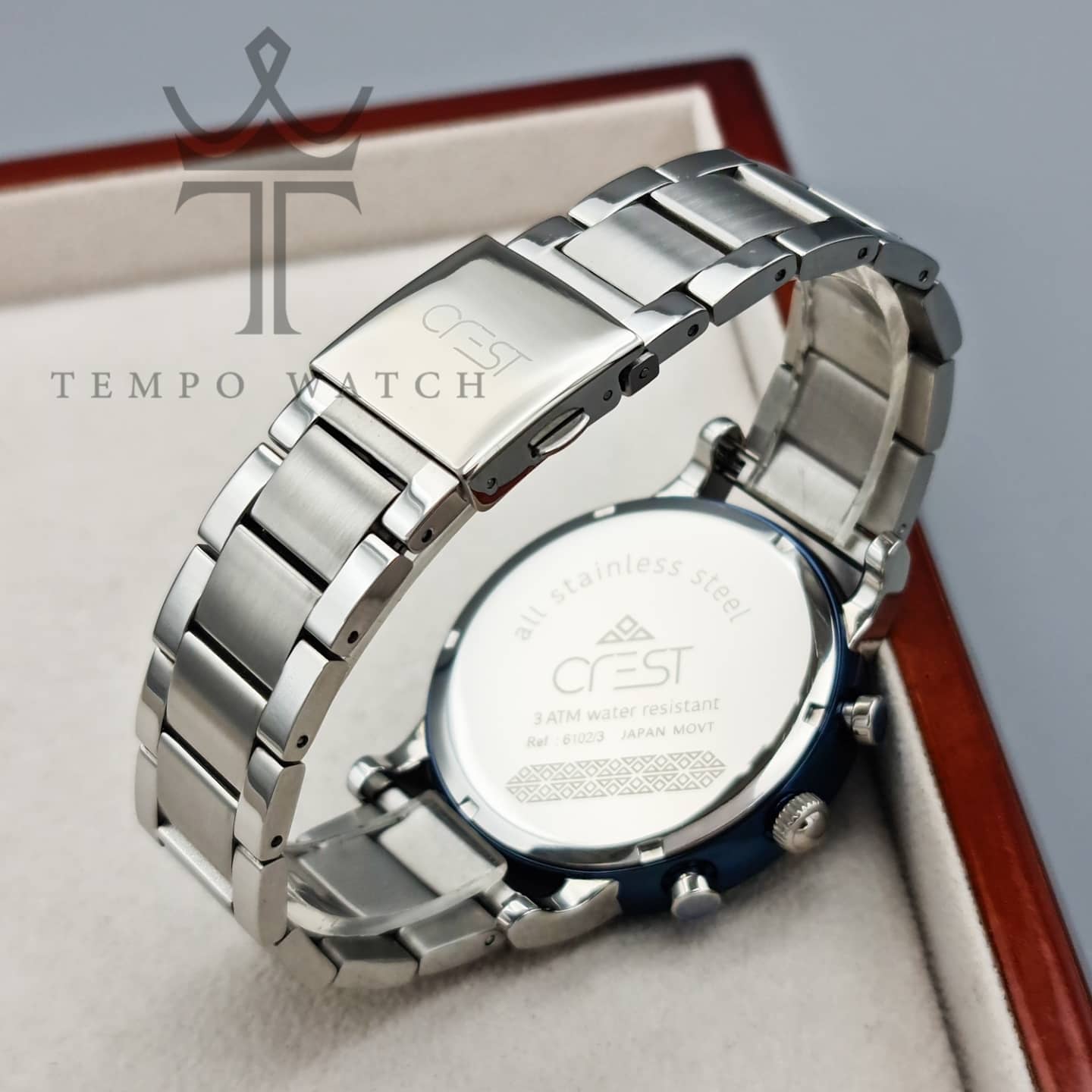 بند ساعت مچی مردانه اورجینال CREST مدل 6102/3 بند ساعت مچی مردانه اورجینال CREST مدل 6102/3