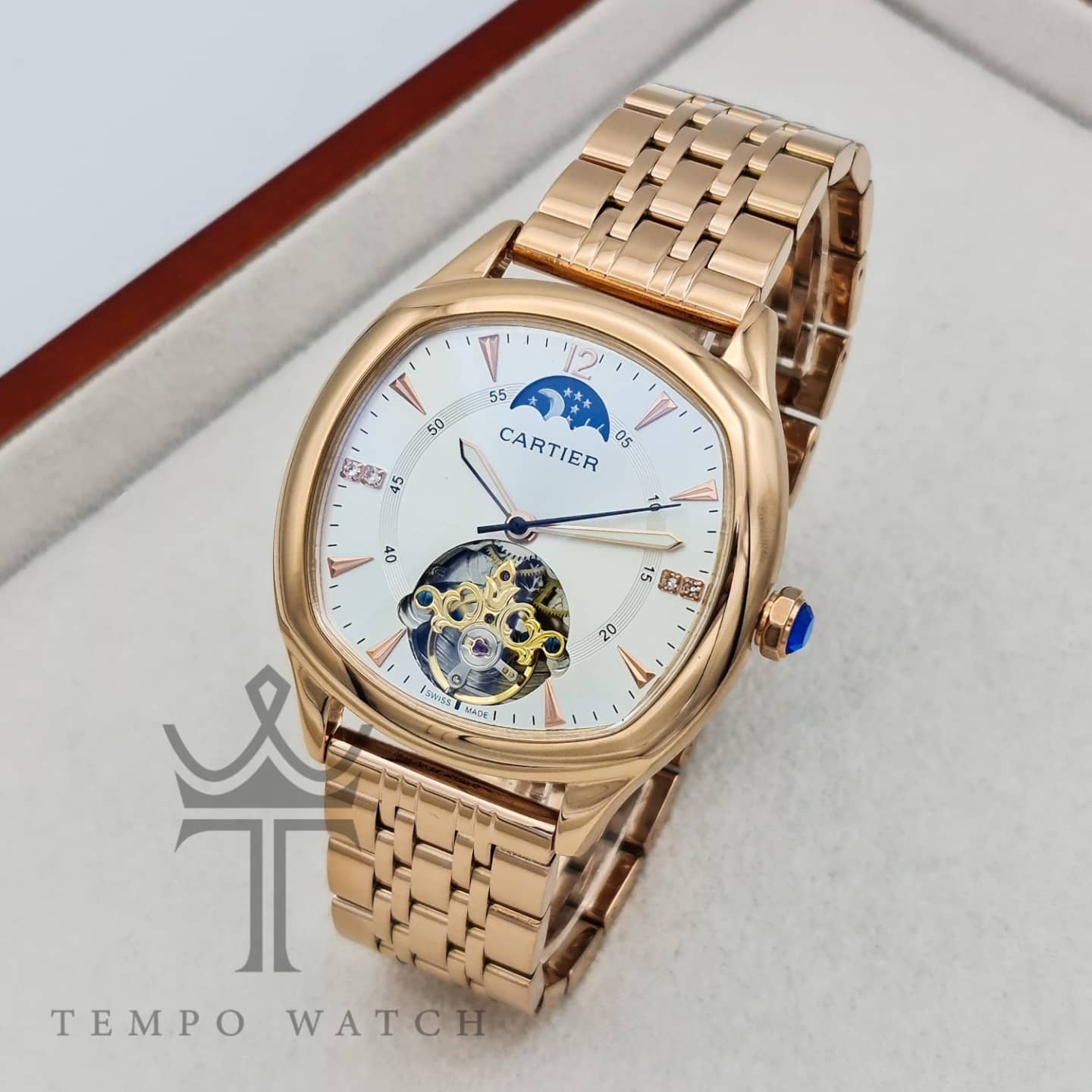 ساعت مچی کارتیر اتوماتیک مردانه CARTIER کد1 ساعت مچی کارتیر اتوماتیک مردانه CARTIER کد1