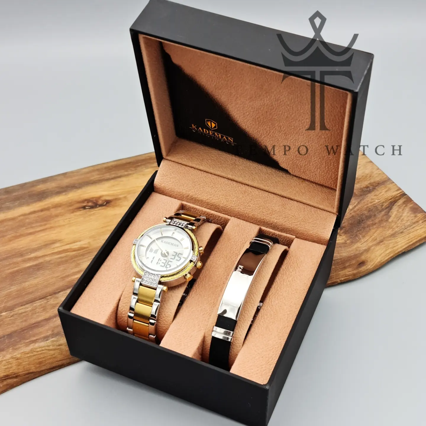 جعبه ساعت مچی زنانه کدمن KADEMAN K9080L جعبه ساعت مچی زنانه کدمن KADEMAN K9080L