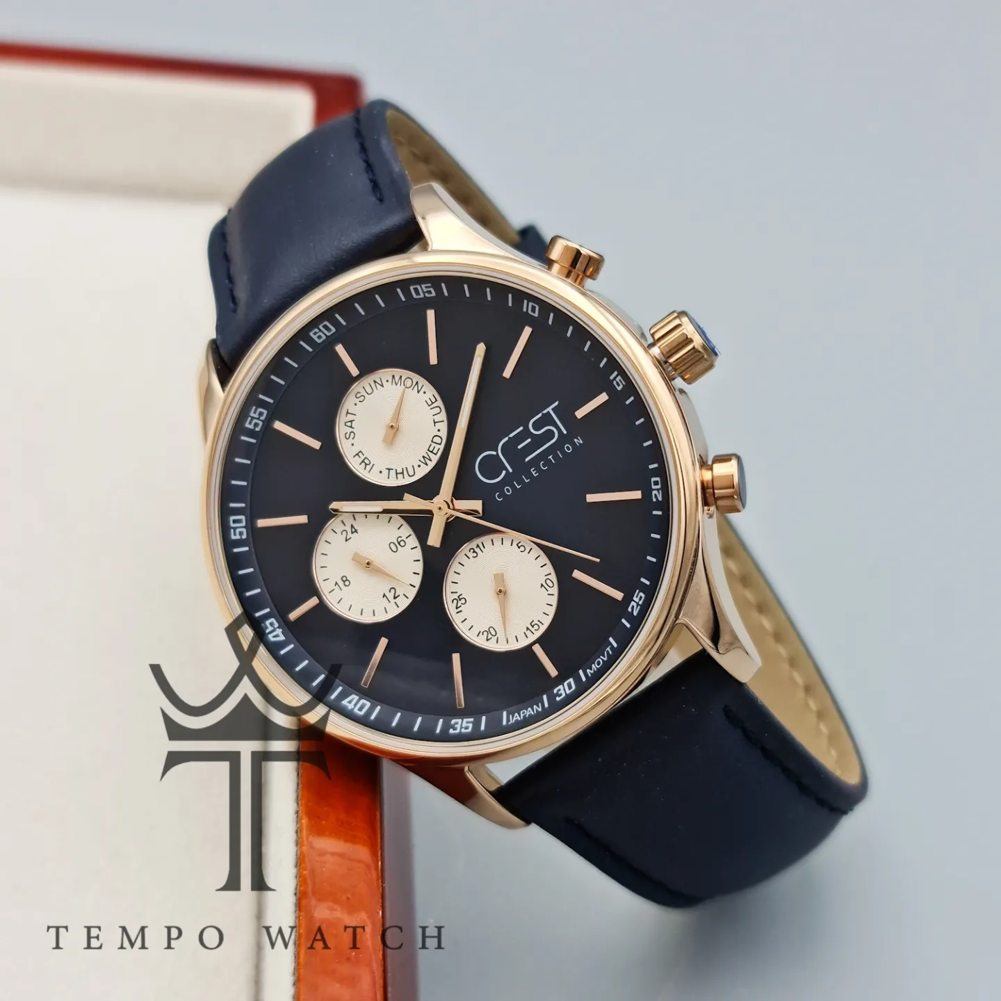 ساعت مچی مردانه اورجینال CREST مدل 6133/4 ساعت مچی مردانه اورجینال CREST مدل 6133/4