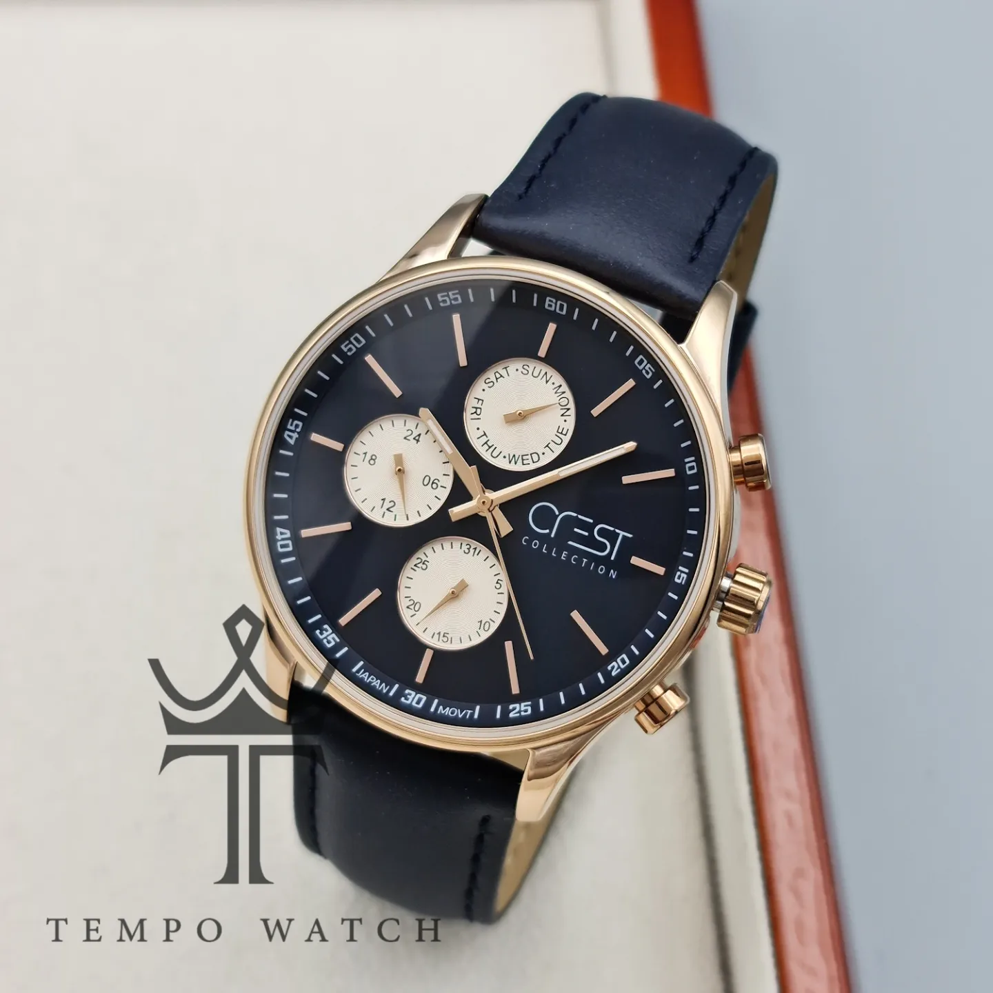 عکس ساعت مچی مردانه اورجینال CREST مدل 6133/4 عکس ساعت مچی مردانه اورجینال CREST مدل 6133/4