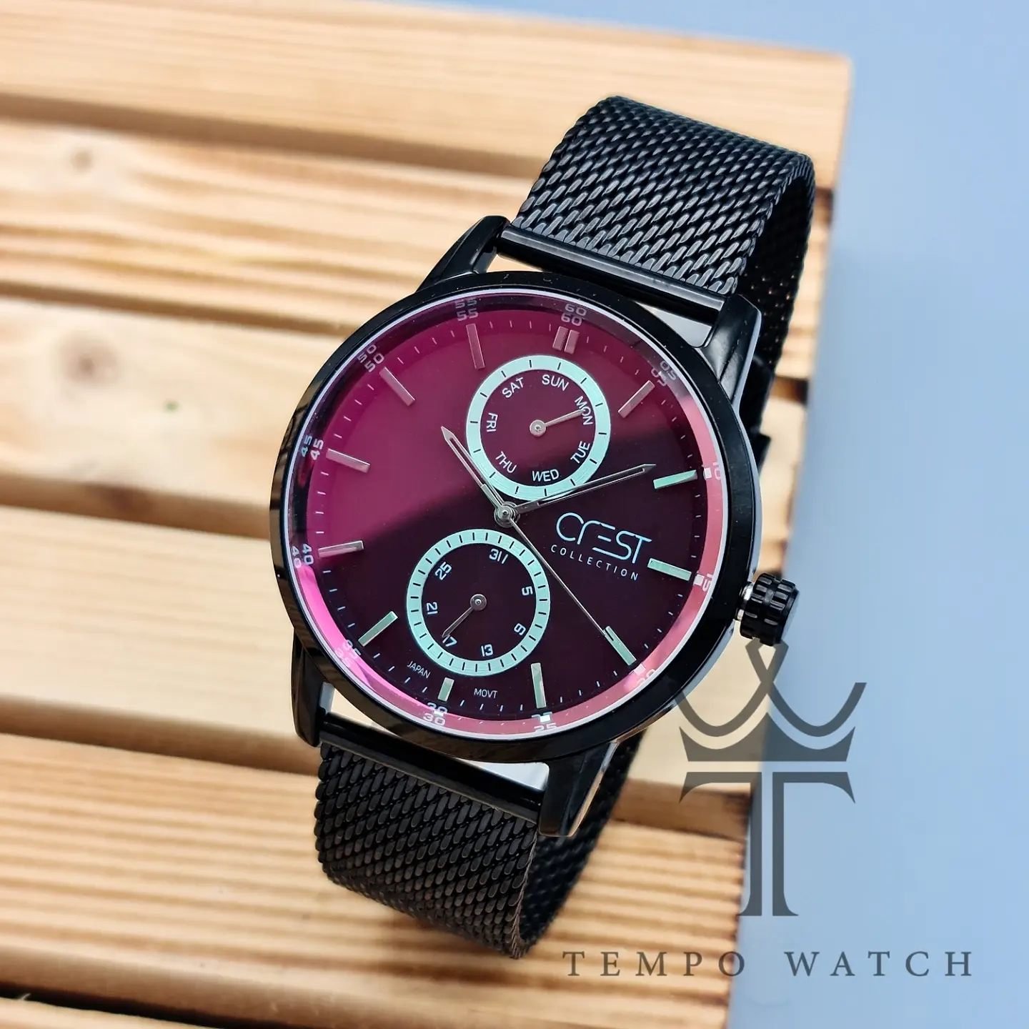 ساعت مچی مردانه اورجینال CREST مدل 6153/3 ساعت مچی مردانه اورجینال CREST مدل 6153/3