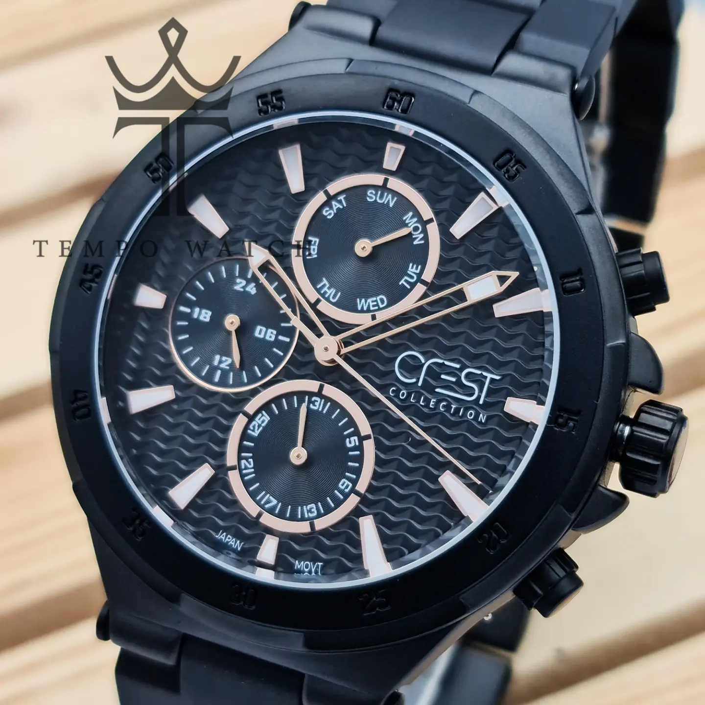 صفحه ساعت مچی مردانه اورجینال CREST مدل 6137/4 صفحه ساعت مچی مردانه اورجینال CREST مدل 6137/4