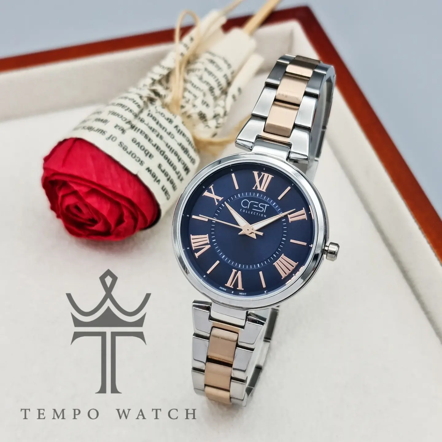 ساعت مچی زنانه اورجینال CREST مدل 6143/1 ساعت مچی زنانه اورجینال CREST مدل 6143/1