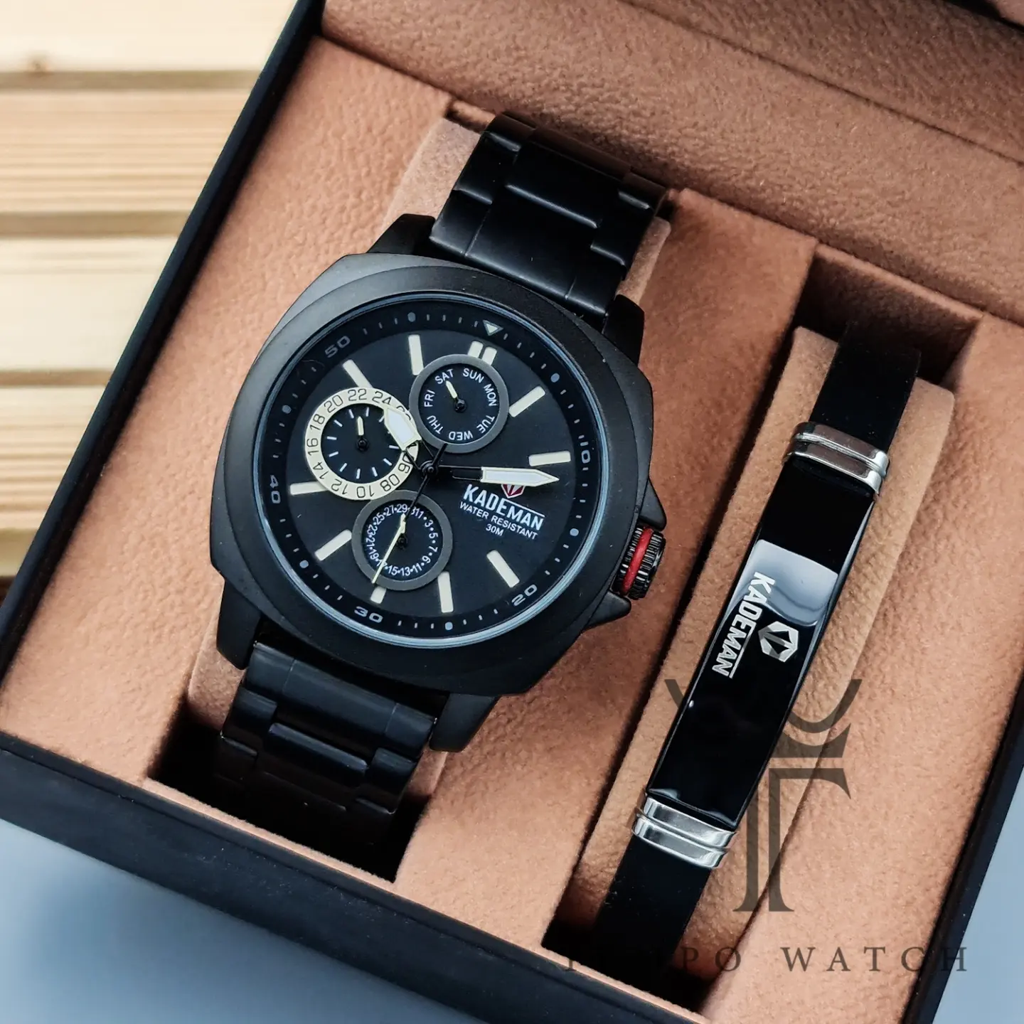 پکیج ساعت مچی مردانه کدمن | KADEMAN کد 4 پکیج ساعت مچی مردانه کدمن | KADEMAN کد 4
