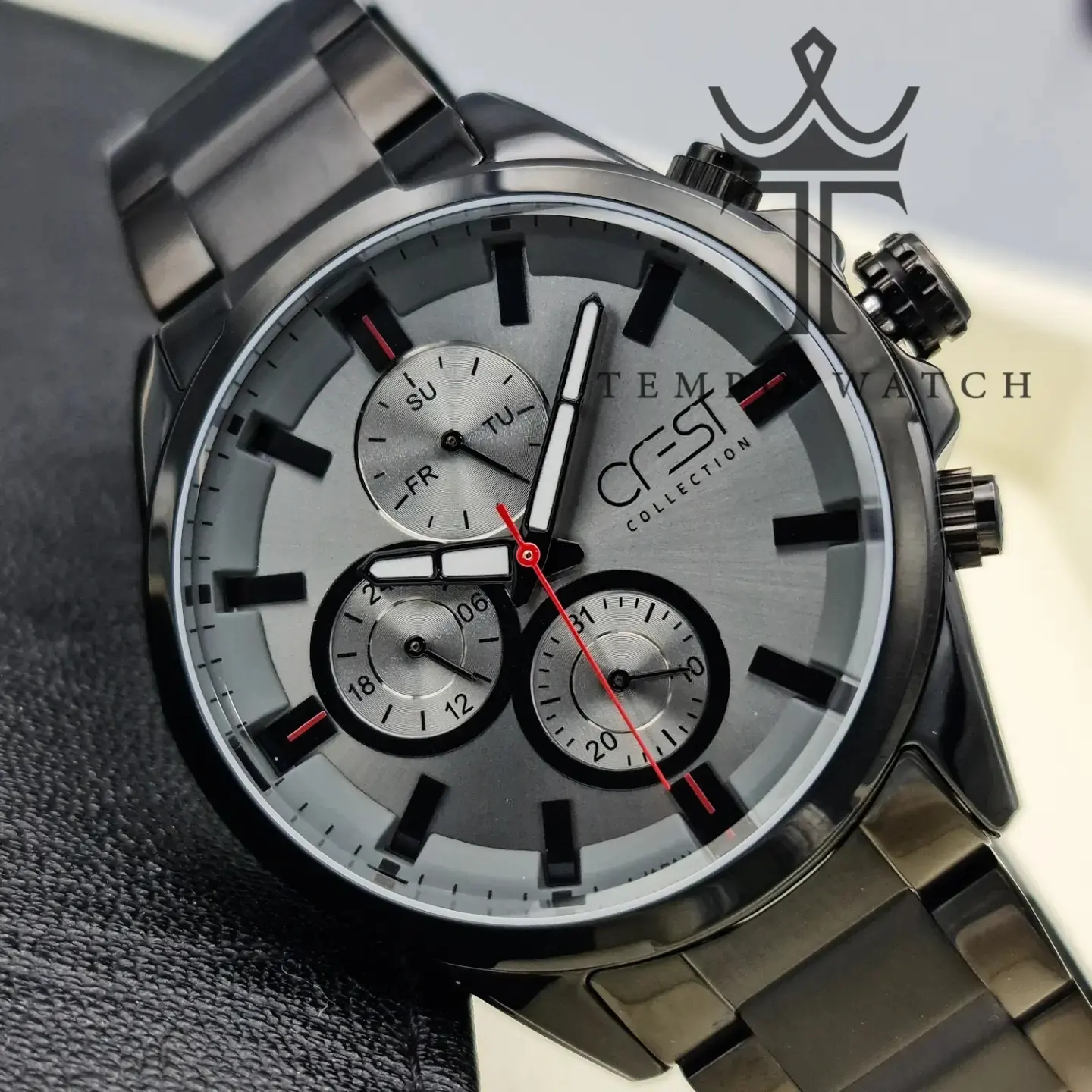 صفحه ساعت مچی مردانه اورجینال CREST مدل 6123/3 صفحه ساعت مچی مردانه اورجینال CREST مدل 6123/3