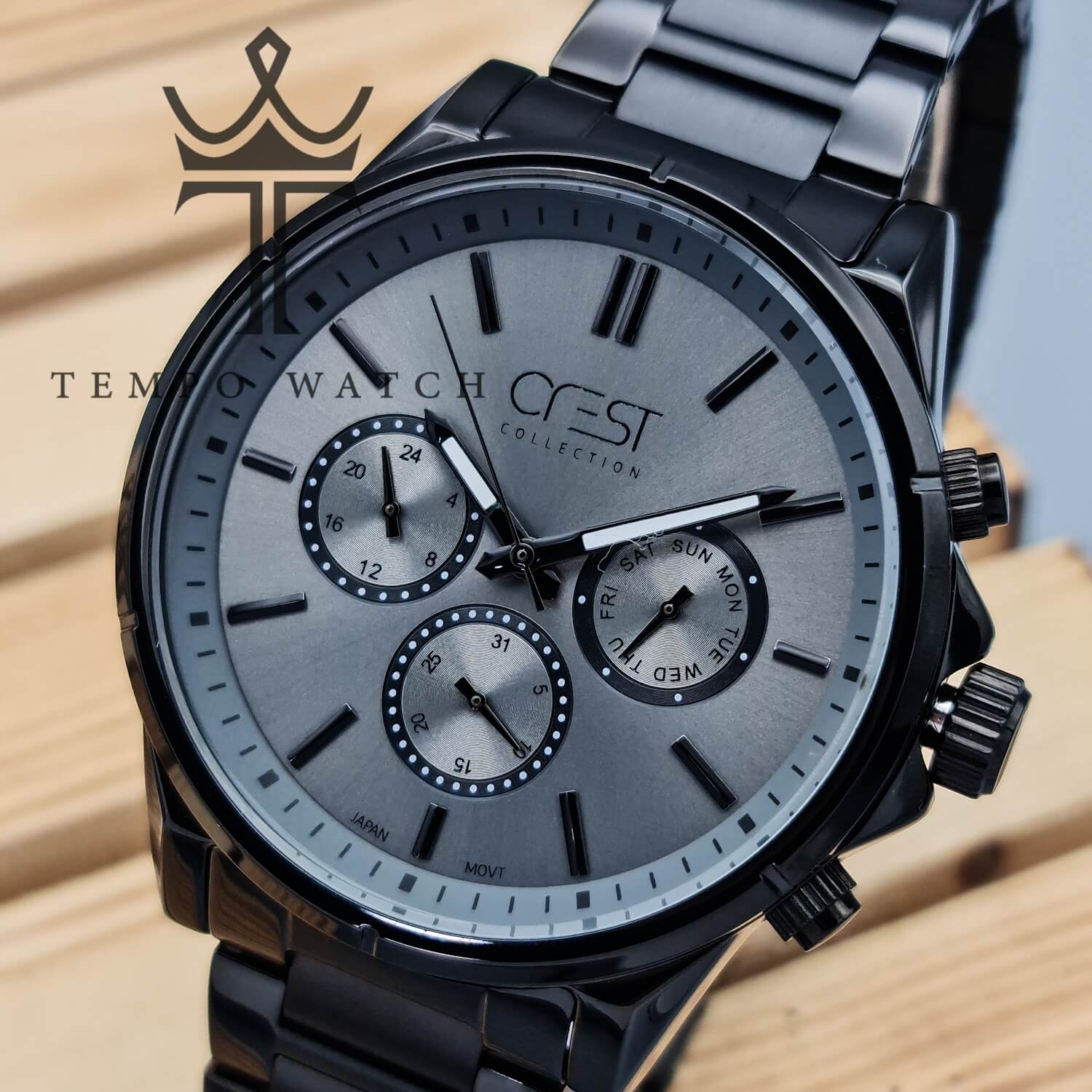 صفحه ساعت مچی مردانه اورجینال CREST مدل 6189/1 صفحه ساعت مچی مردانه اورجینال CREST مدل 6189/1