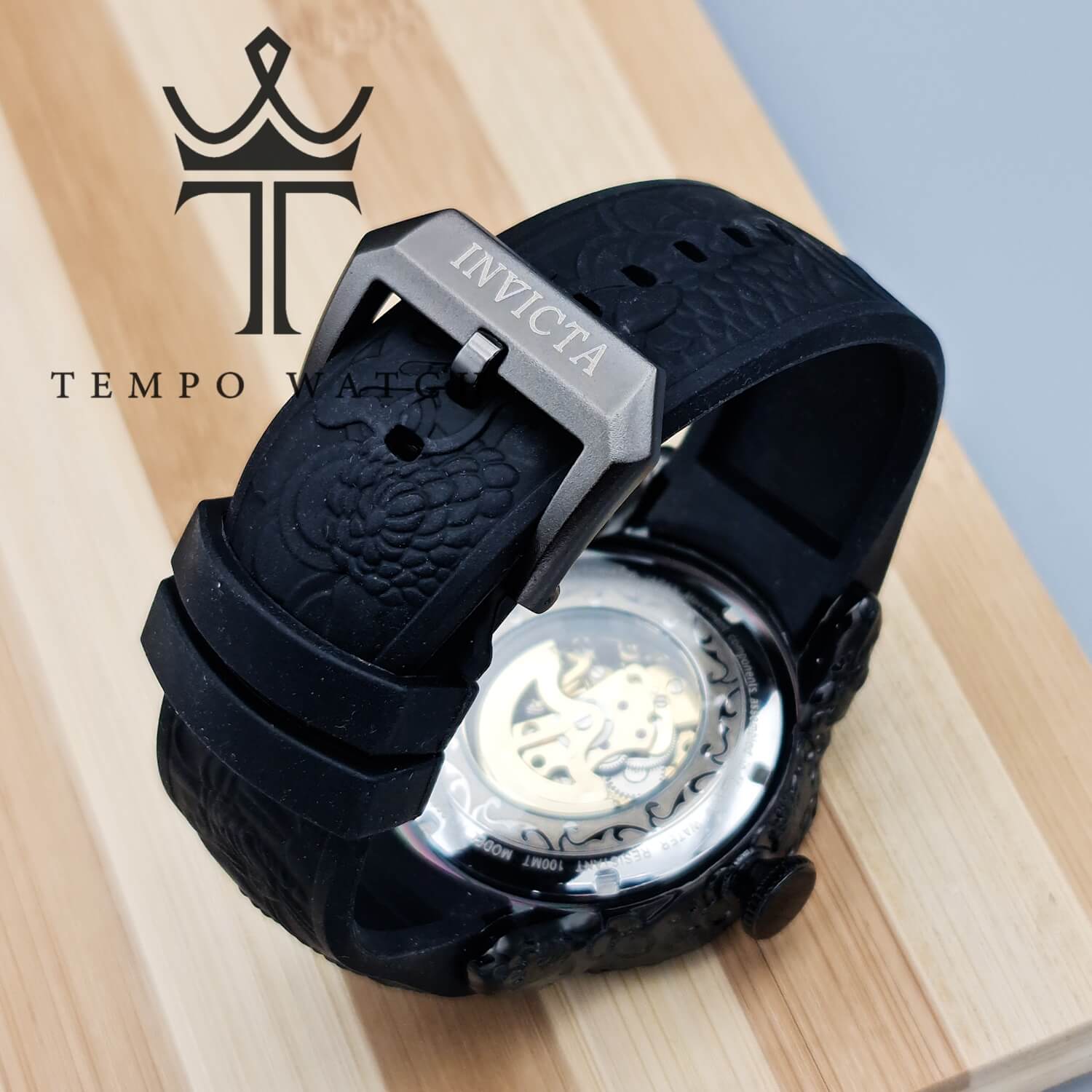 بند ساعت مچی اینوکتا اتوماتیک مشکی بند ساعت مچی اینوکتا اتوماتیک مشکی