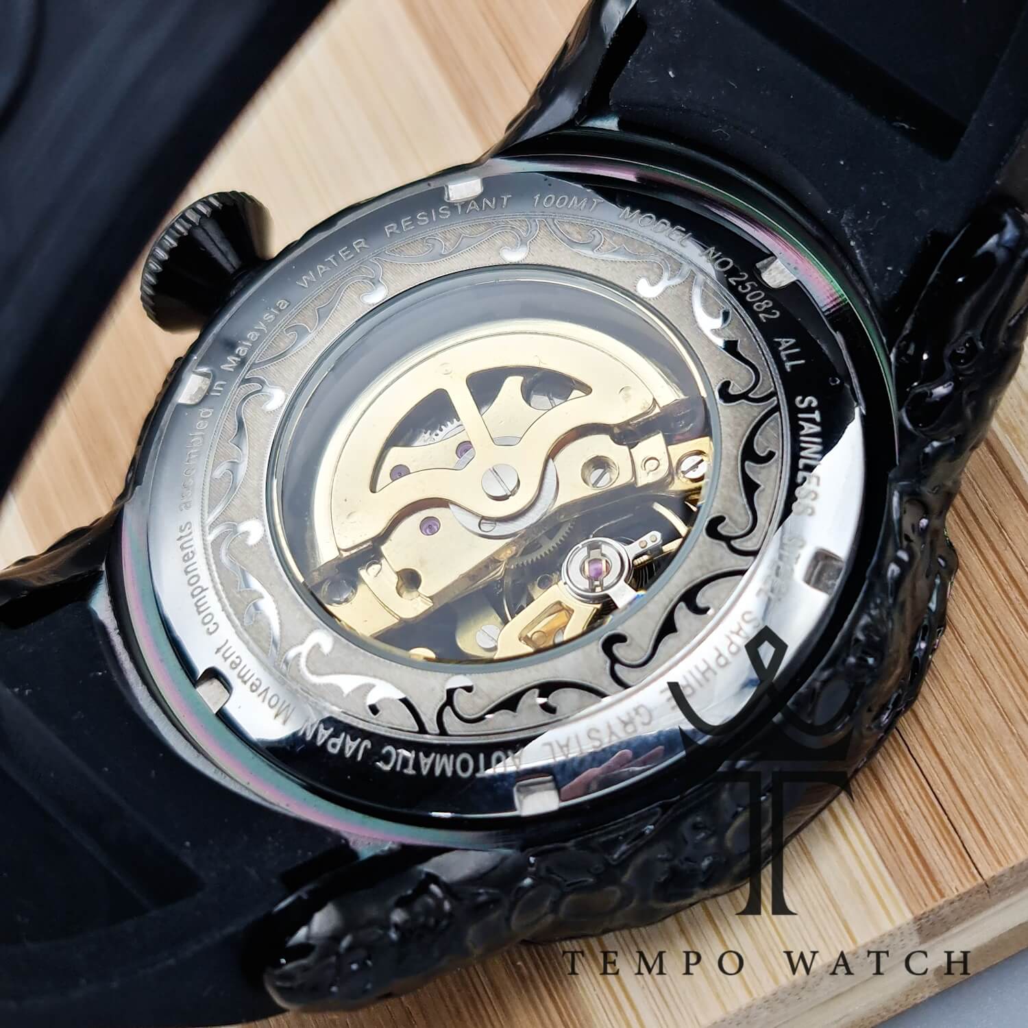 درب پشت ساعت مچی اینوکتا اتوماتیک مشکی درب پشت ساعت مچی اینوکتا اتوماتیک مشکی