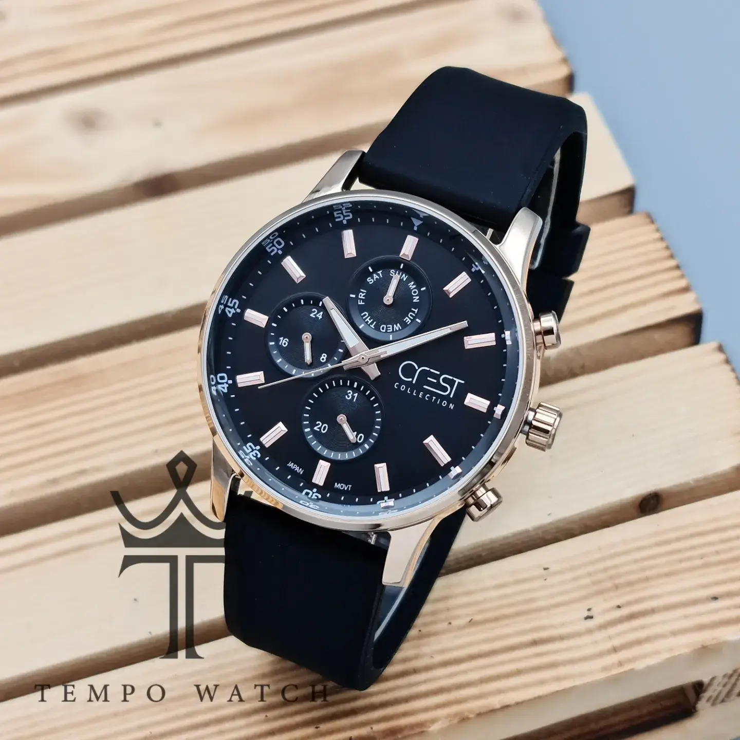 ساعت مچی مردانه اورجینال کرست CREST مدل 6188/2 ساعت مچی مردانه اورجینال کرست CREST مدل 6188/2