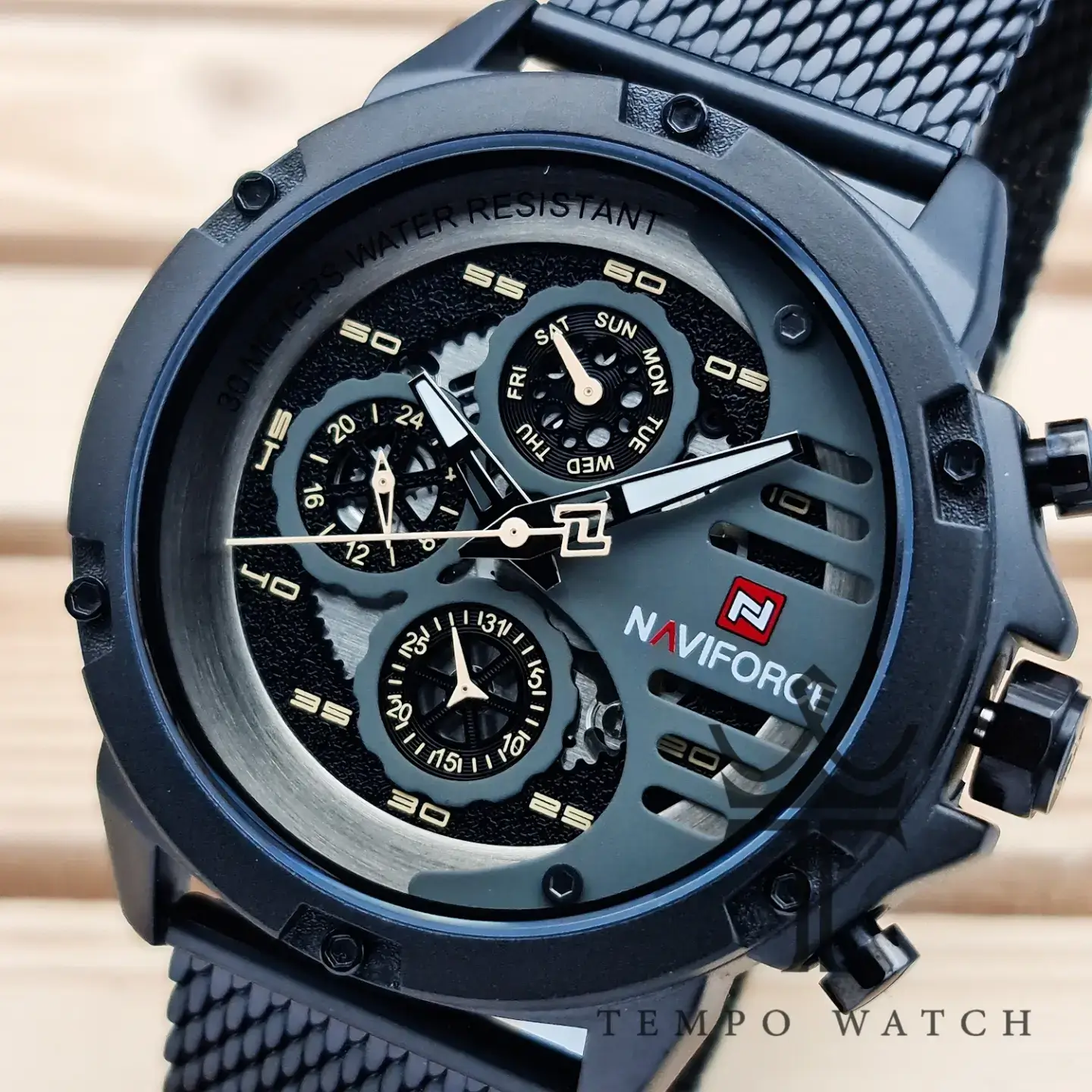 صفحه ساعت مچی مردانه نیویفورس Naviforce NF9110 صفحه ساعت مچی مردانه نیویفورس Naviforce NF9110