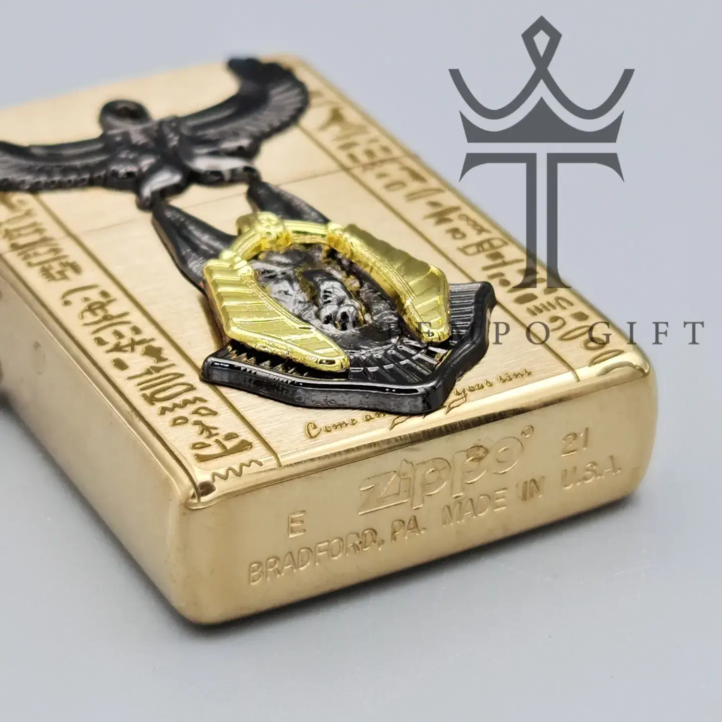 زیر فندک بنزینی اورجینال زیپو ZIPPO مدل ANUBIS زیر فندک بنزینی اورجینال زیپو ZIPPO مدل ANUBIS