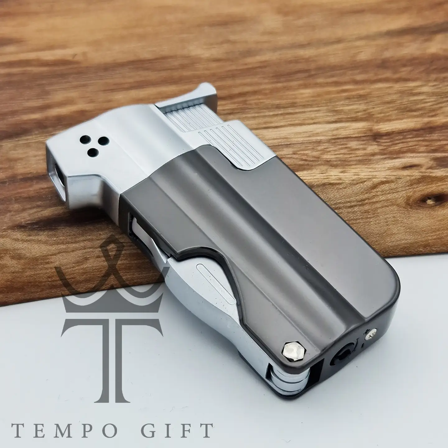 فندک گازی پیپ بااوفا مشکی دارای ابزار پیپ فندک گازی پیپ بااوفا مشکی دارای ابزار پیپ