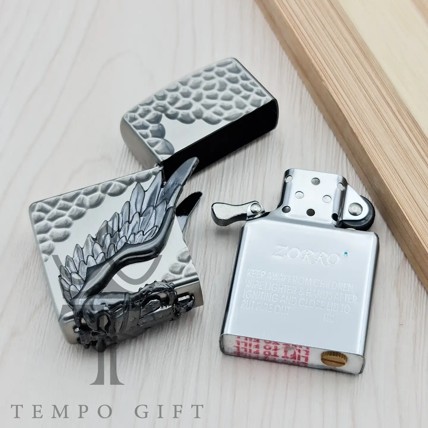 مغزی فندک بنزینی زورو مدل بال وینگز مغزی فندک بنزینی زورو مدل بال وینگز