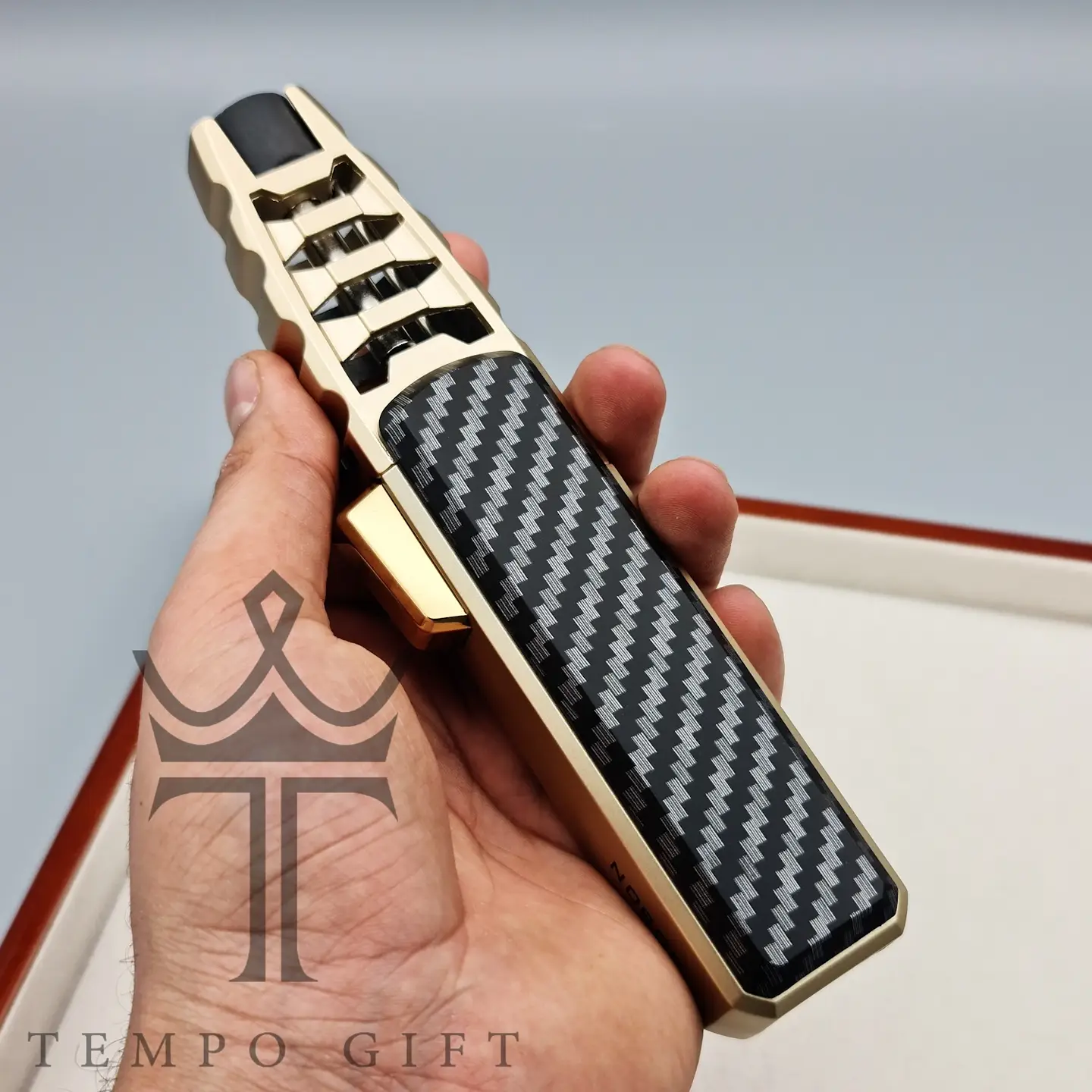 فندک اتمی مشعل کوره ای جوبون JOBON مدل طلایی فندک اتمی مشعل کوره ای جوبون JOBON مدل طلایی