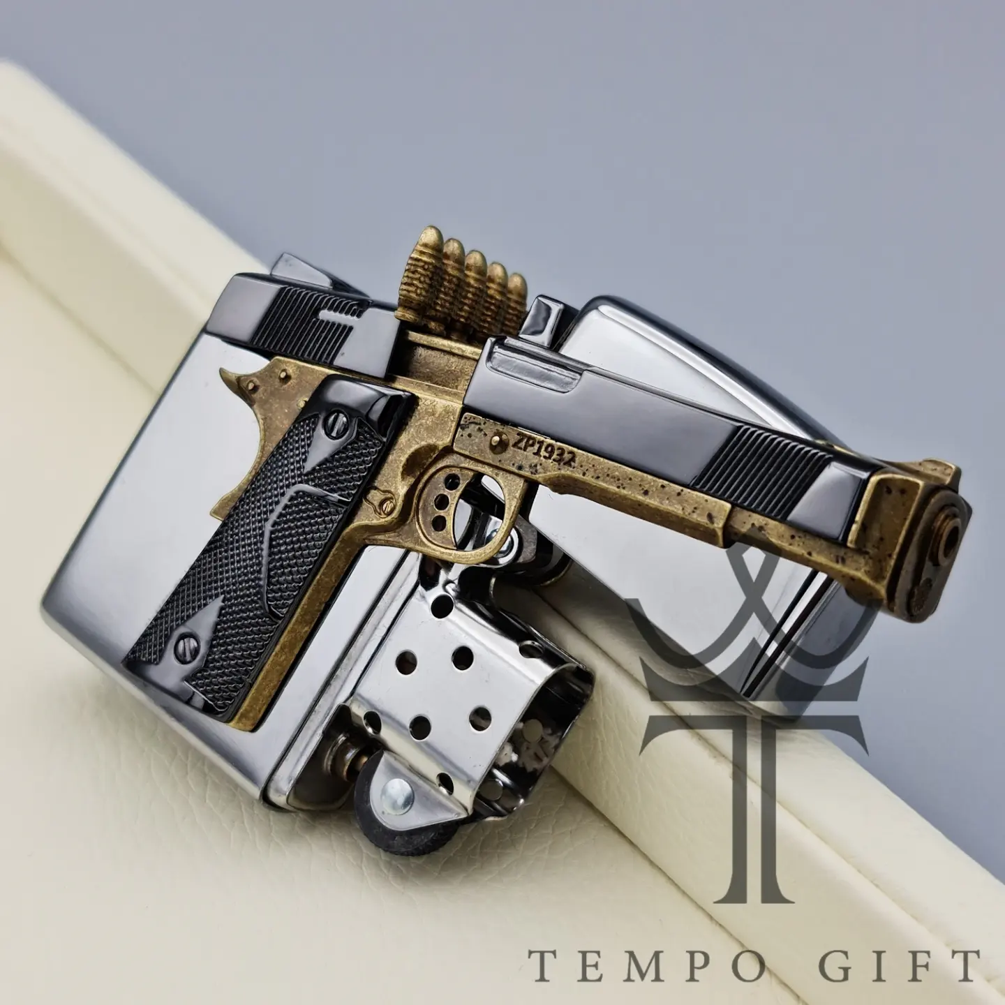 فندک زیپو اورجینال مدل تفنگ Gun فندک زیپو اورجینال مدل تفنگ Gun