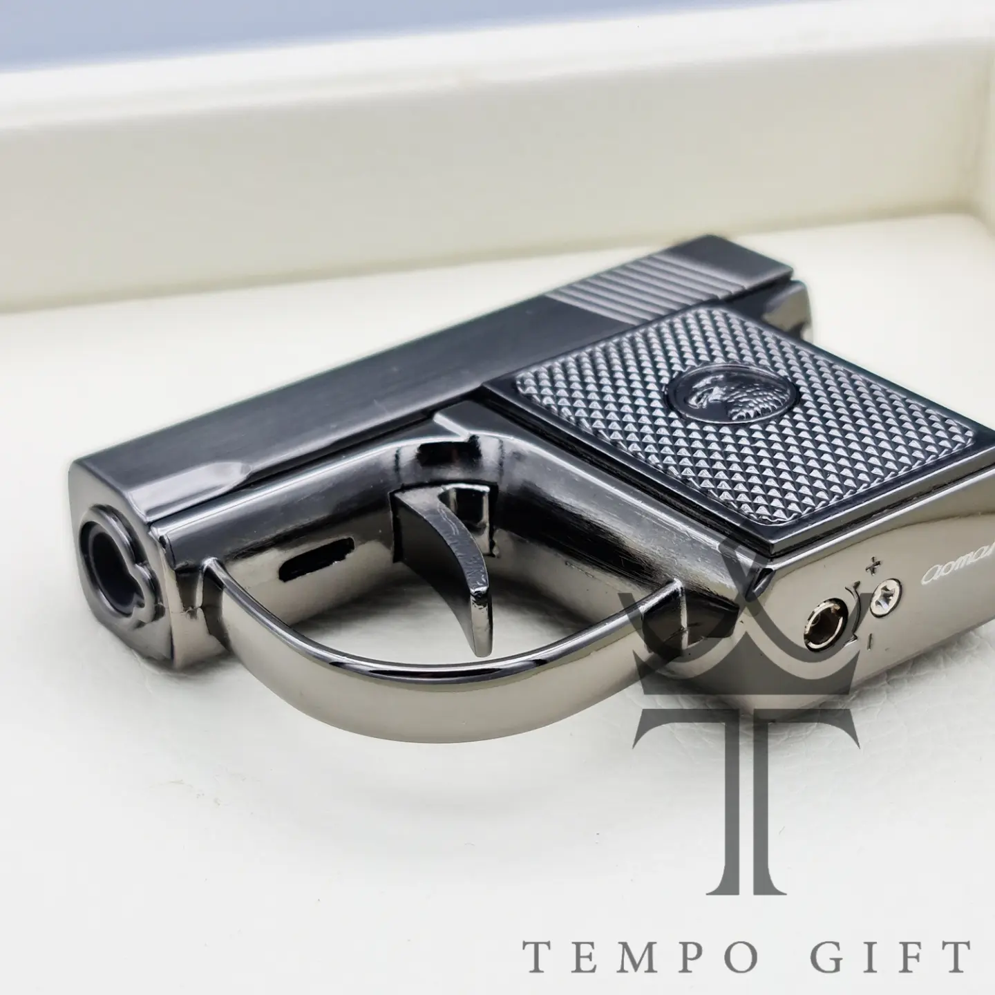 زیر فندک گازی اتمی اومای AOMAI مدل تفنگ خاکستری زیر فندک گازی اتمی اومای AOMAI مدل تفنگ خاکستری