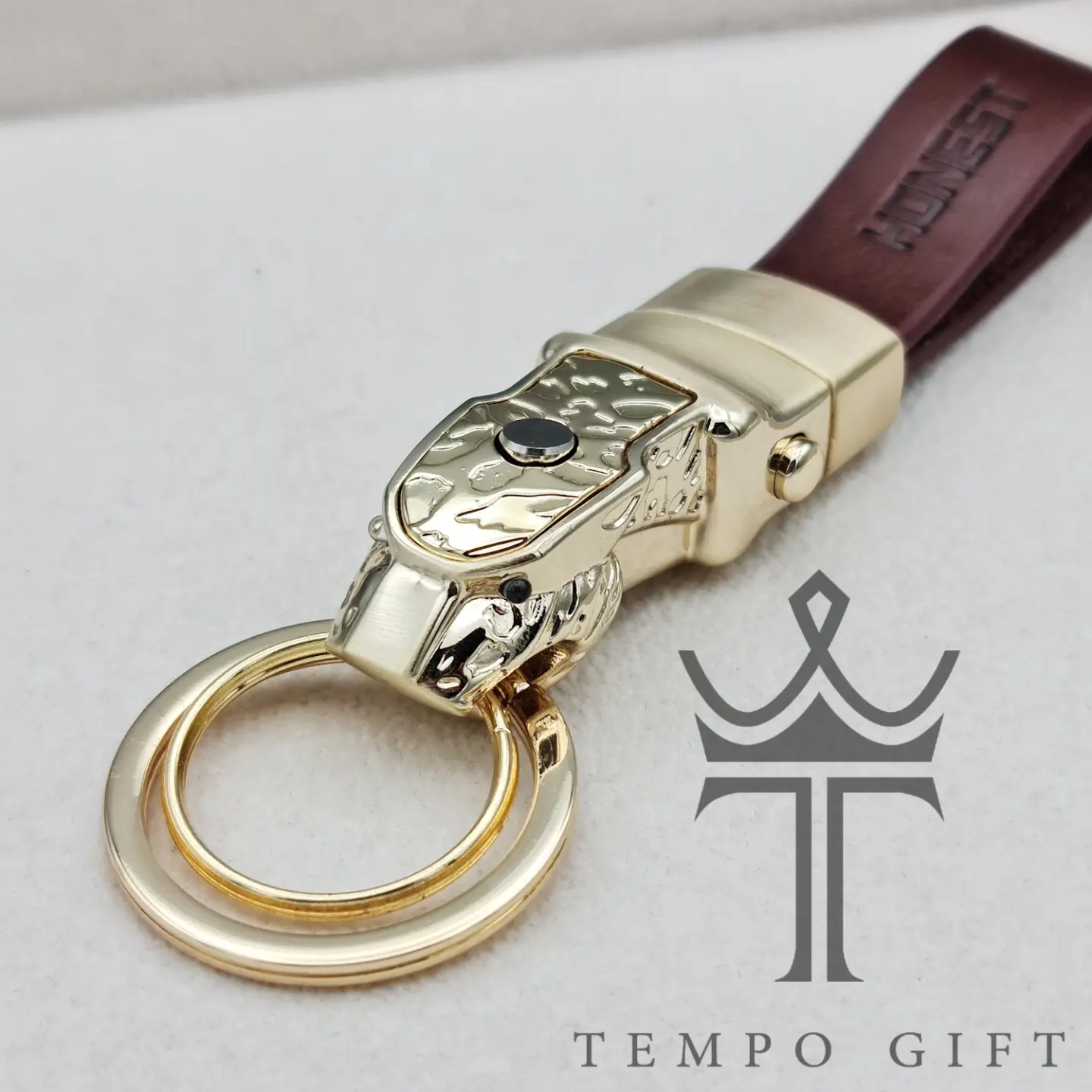 جاکلیدی اورجینال آنست Honest مدل چرمی طلایی جاکلیدی اورجینال آنست Honest مدل چرمی طلایی