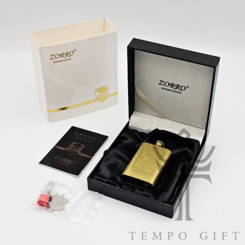 جعبه و متعلقات فندک بنزینی زورو ZORRO مدل آتشزنه اتوماتیک