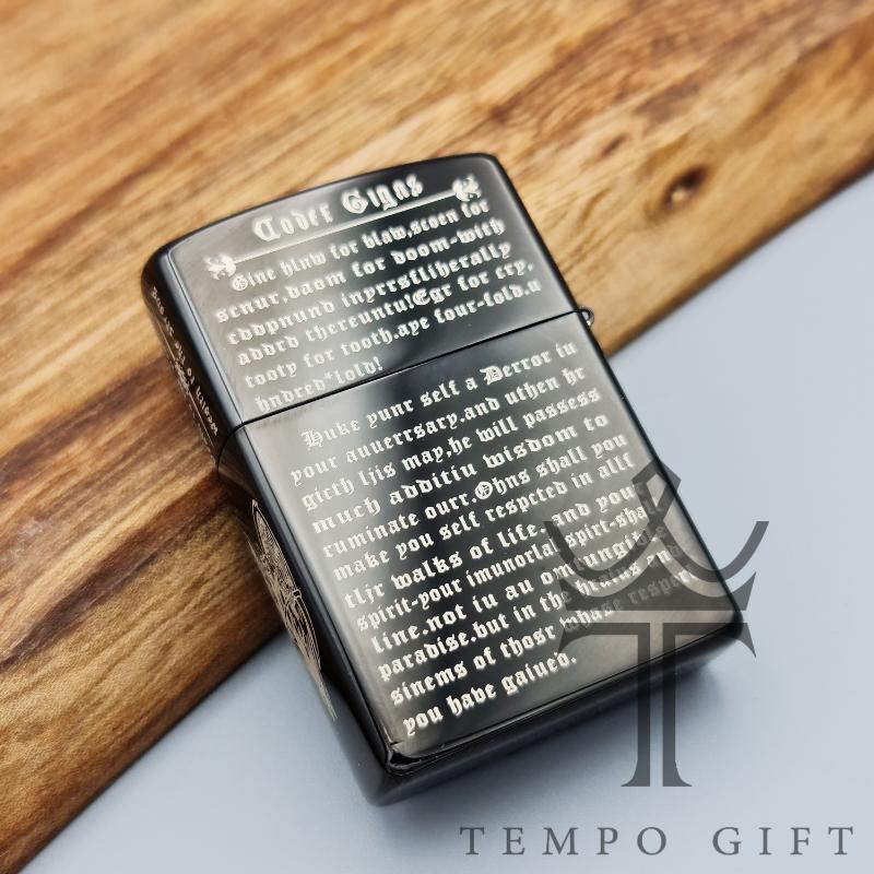 PSX_20220308_223416 عکس نوشته فندک بنزینی زورو هیولا ZORRO Beast مشکی