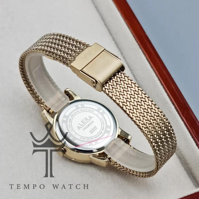 IMG_20231222_171120_299 قفل و بند ساعت مچی زنانه الکسا ALEXA A0048 طلایی