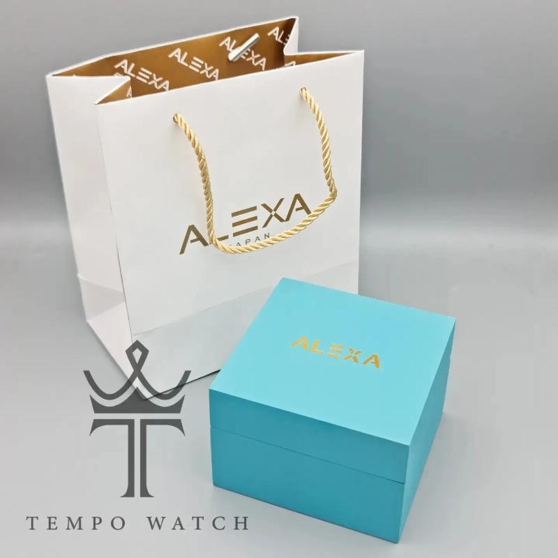 IMG_20231231_235247_753 پکیج اورجینال ساعت مچی زنانه الکسا رزگلد ALEXA A0081