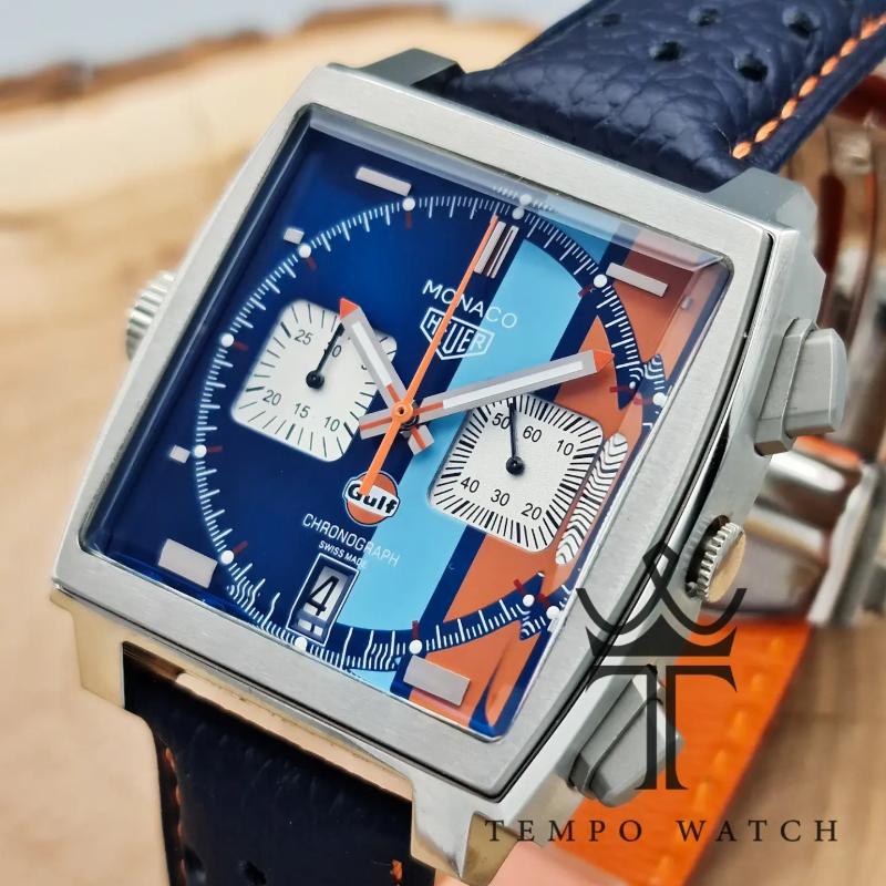 صفحه ساعت مچی تگ هویر مدل موناکو TAG HEUER صفحه ساعت مچی تگ هویر مدل موناکو TAG HEUER