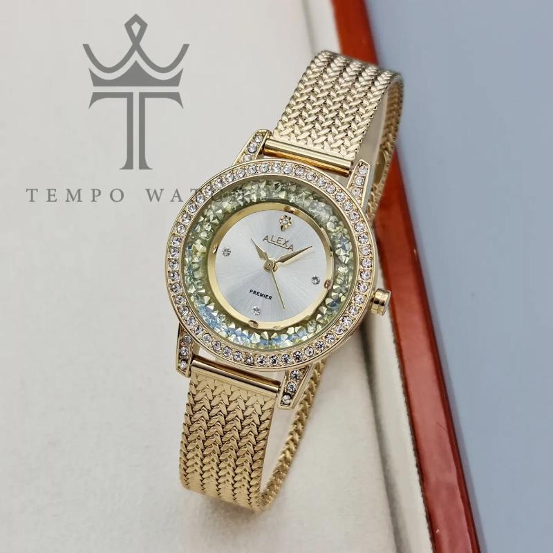 IMG_20240725_213448_389 عکس ساعت مچی زنانه اورجینال الکسا ALEXA A0048 طلایی