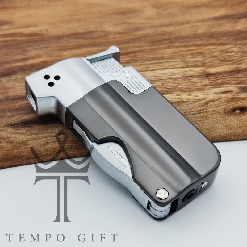 فندک پیپ ابزاردار گازی بااوفا BAOFA خاکستری