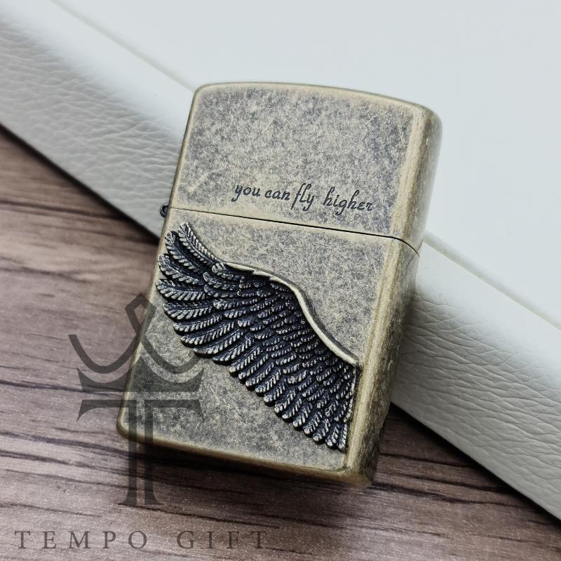 فندک بنزینی زورو مدل بال طلایی