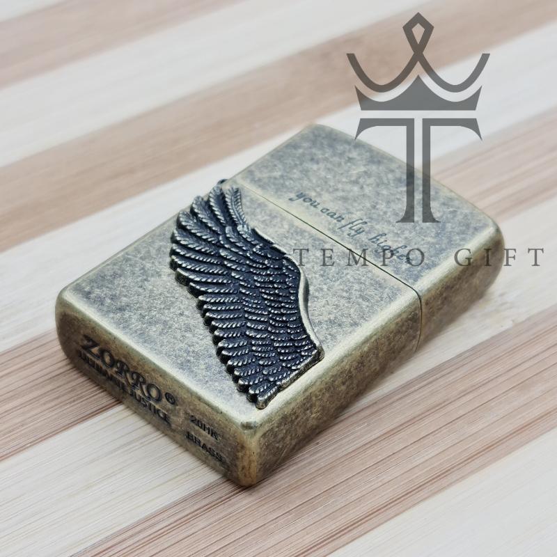 فندک بنزینی زورو مدل بال طلایی