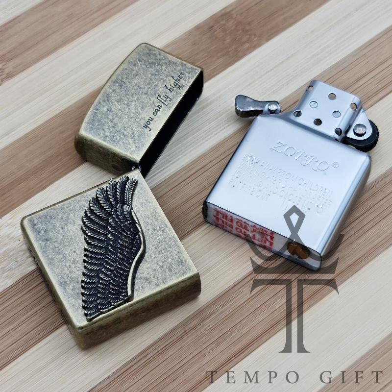 مغزی فندک بنزینی زورو مدل بال طلایی