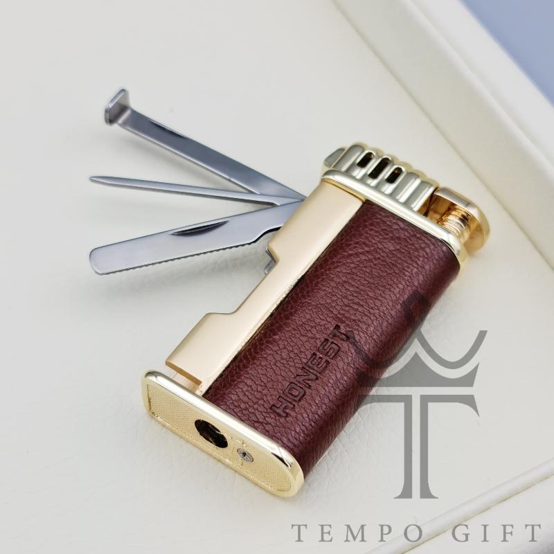 PSX_20211222_212730 ابزار فندک پیپ HONEST چرمی عسلی