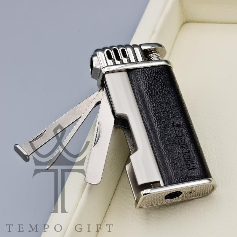 PSX_20220211_112057 ابزار فندک پیپ HONEST چرمی مشکی