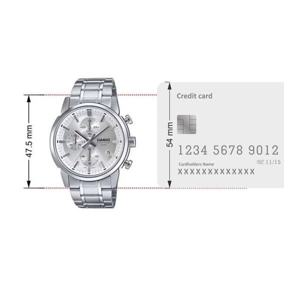 قطر صفحه ساعت مچی کاسیو مردانه CASIO MTP-E510D-7AVDF