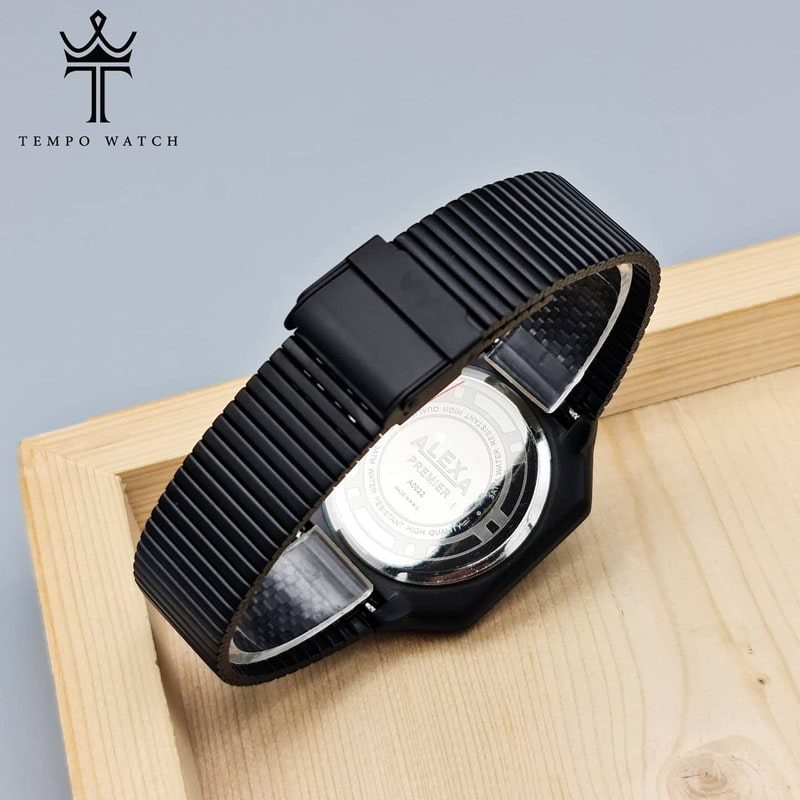 بند ساعت مچی مردانه دیجیتال الکسا ALEXA A0022 مشکی