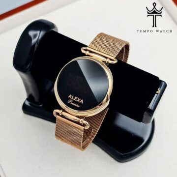 ساعت مچی زنانه دیجیتال الکسا ALEXA R1184G رزگلد